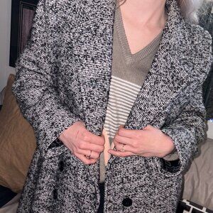 Vintage 80s Collection Elegante Double Breasted Coat 7/8